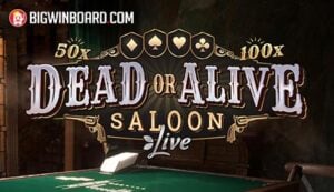 Dead or Alive Saloon Evolution Gaming